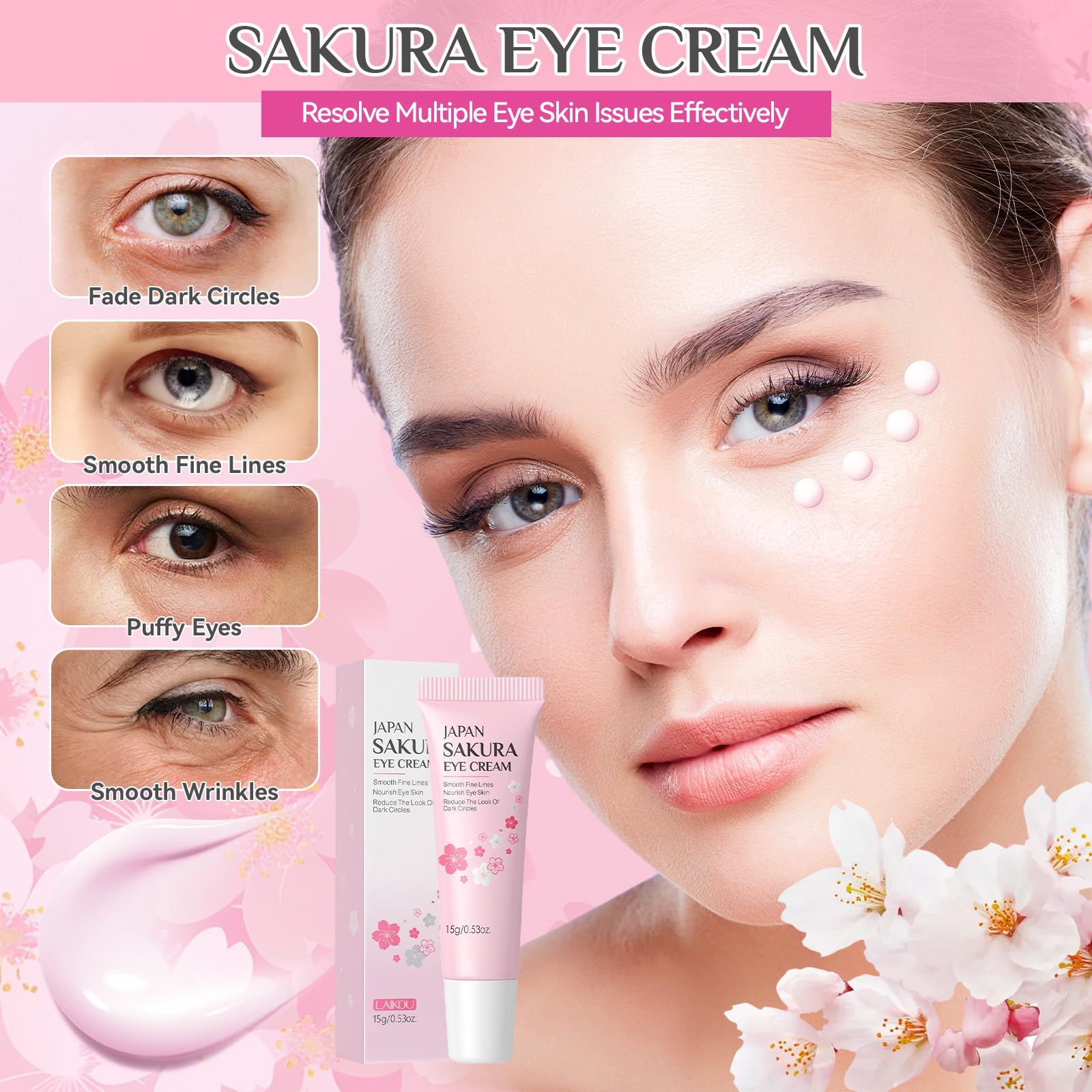 Ofanyia Sakura lip mask for soft, hydrated lips.