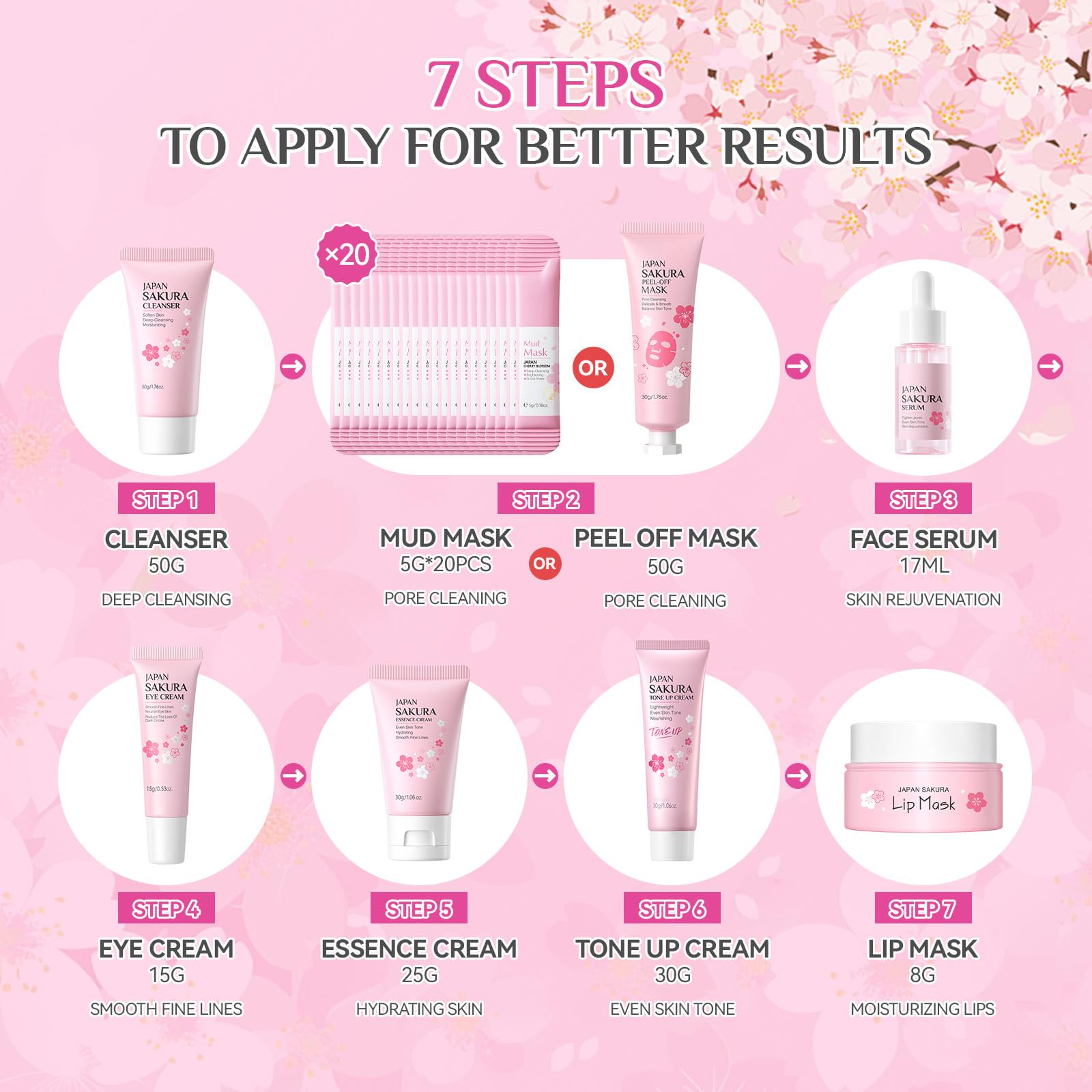 Ofanyia Sakura mud mask for gentle detox and pampering.
