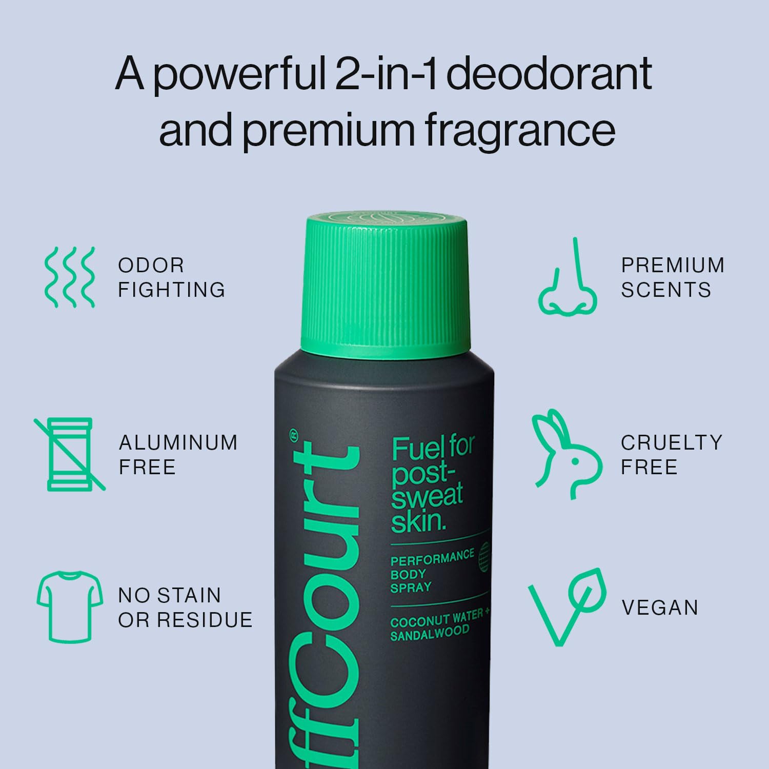 OffCourt USA-made label highlighting domestic production quality.