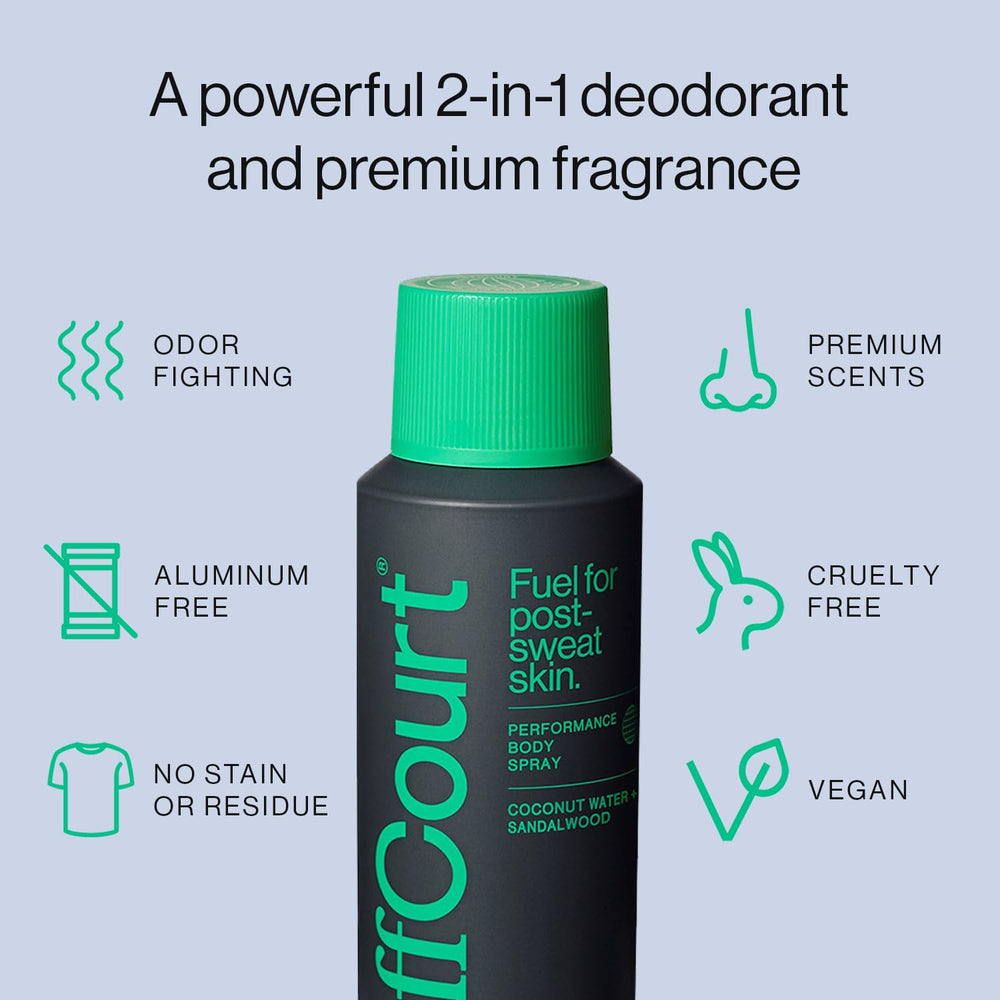 OffCourt USA-made label highlighting domestic production quality.
