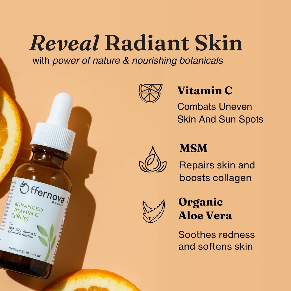 Offernova hyaluronic acid serum application delivering deep hydration
