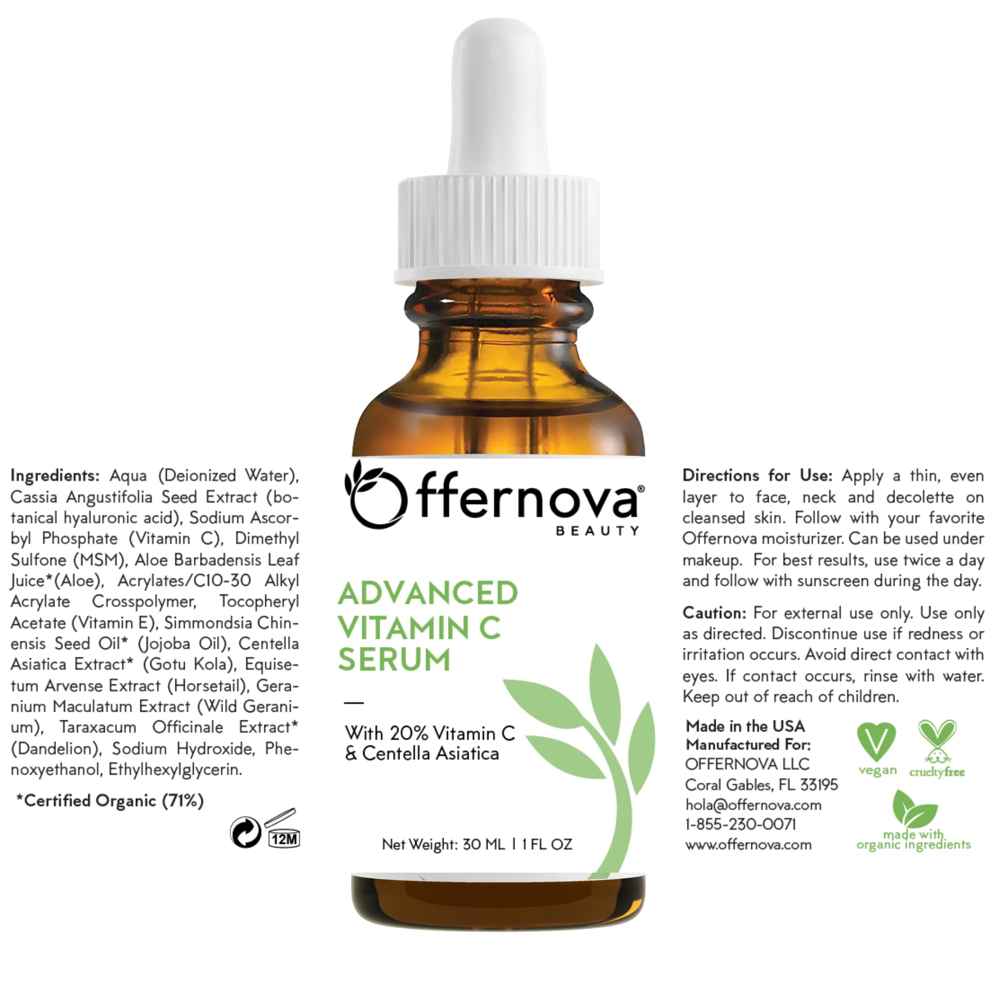 Offernova packaging with clean branding and product details