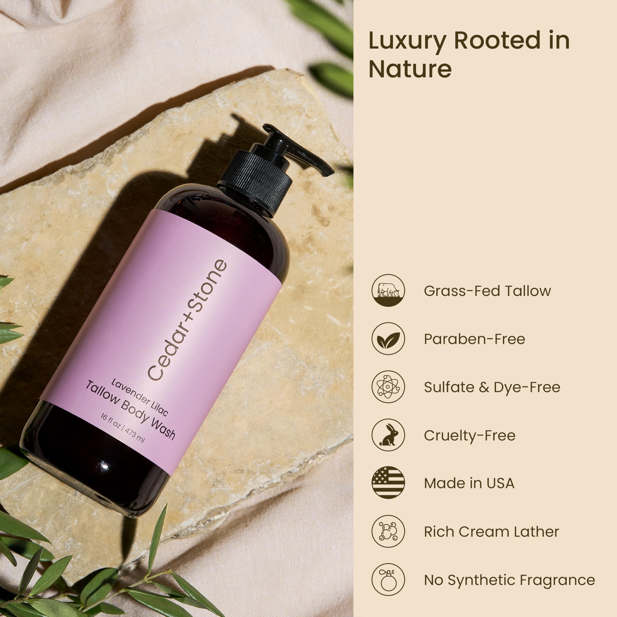 Ingredients reveal USDA organic oils, aloe vera, green tea, and pomegranate for nourishment.