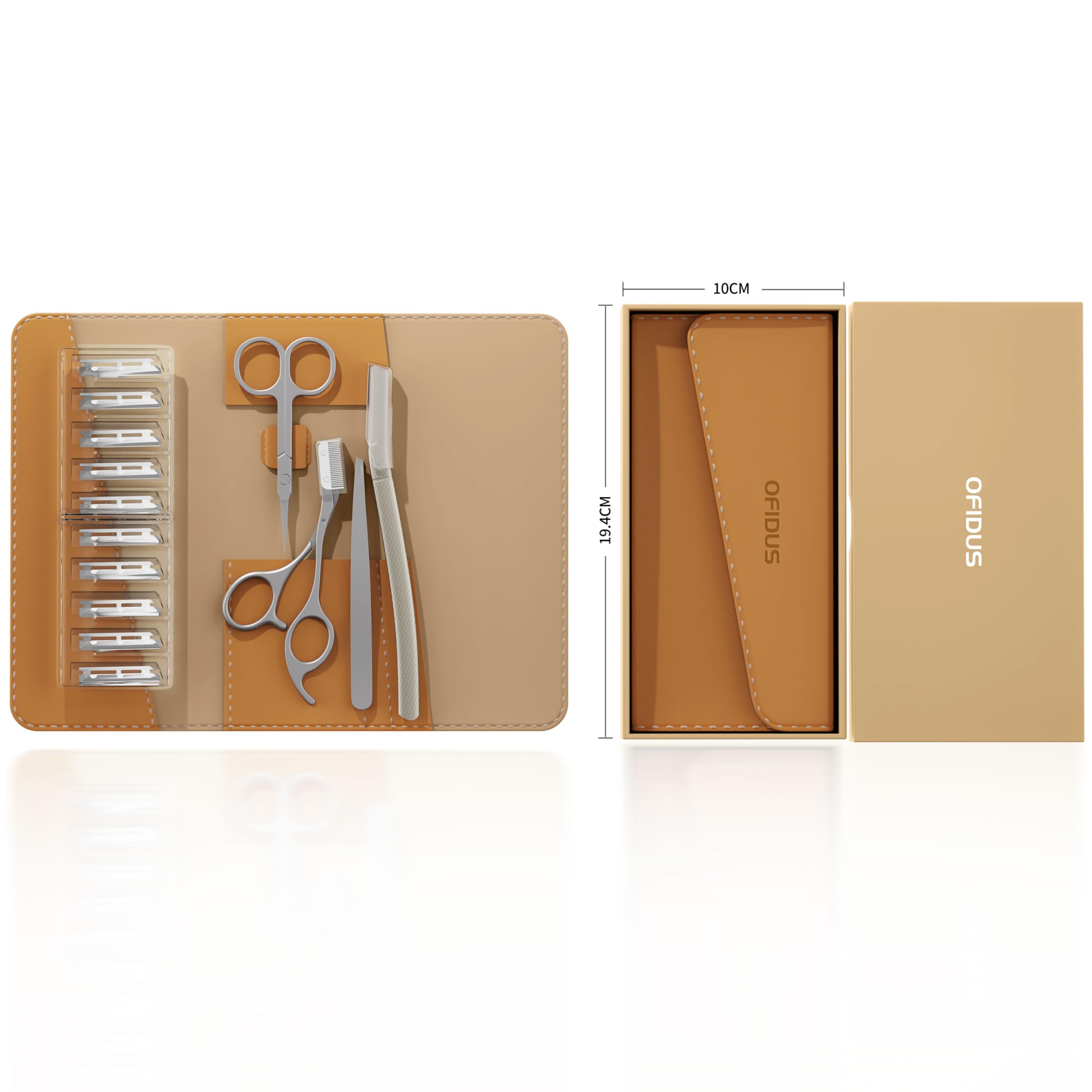 OFIDUS grooming on-the-go fits in a compact bag for touch-ups.