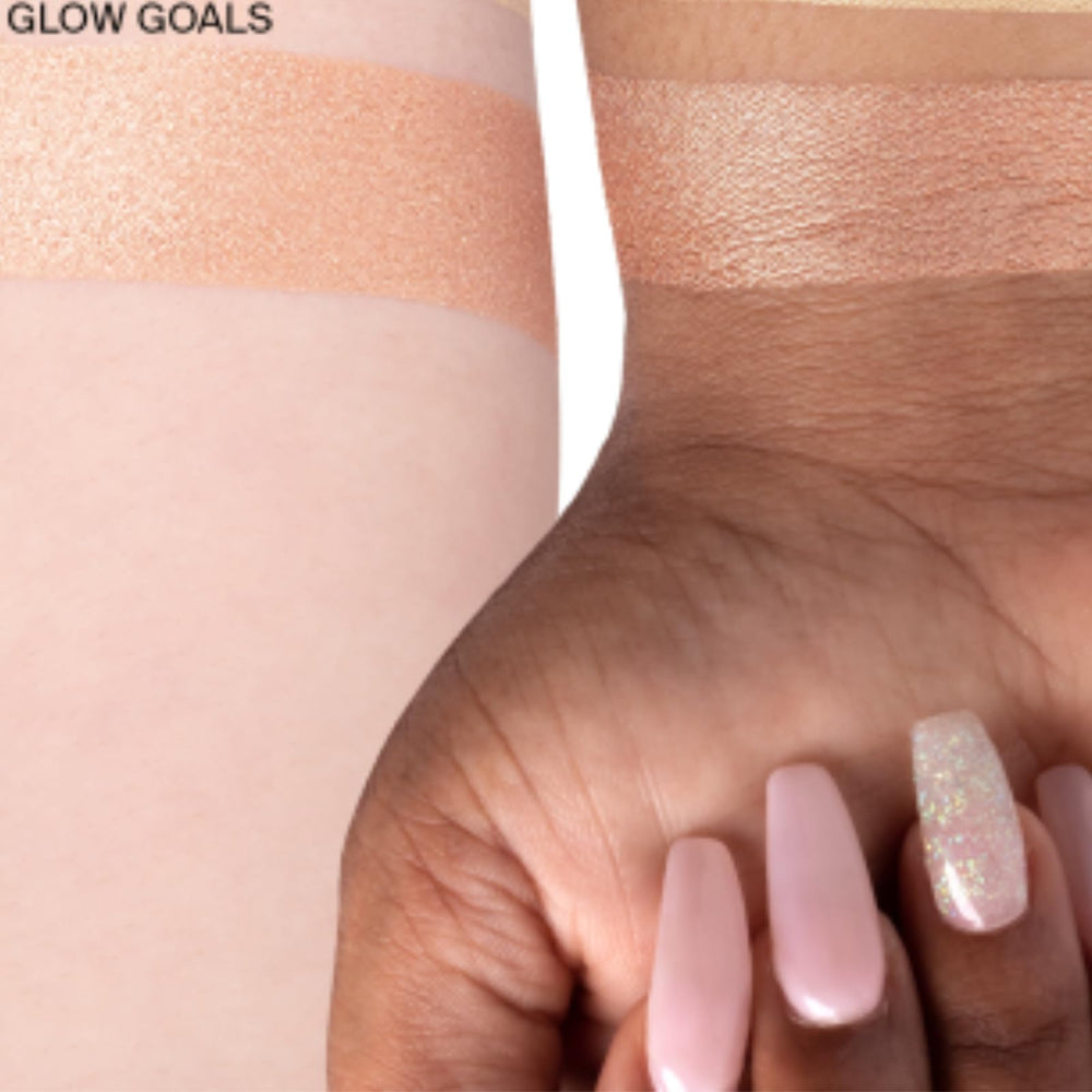 Ofra Glow Goals packaging highlights a premium luminous finish