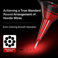 OG PRODUCE tattoo cartridge needles: magum tip focus for versatile configurations and efficient ink use.