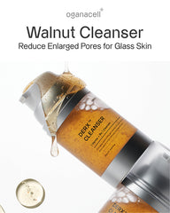 OGANACELL DERX bottle close-up highlighting hydrating, pH-balanced daily cleanse.