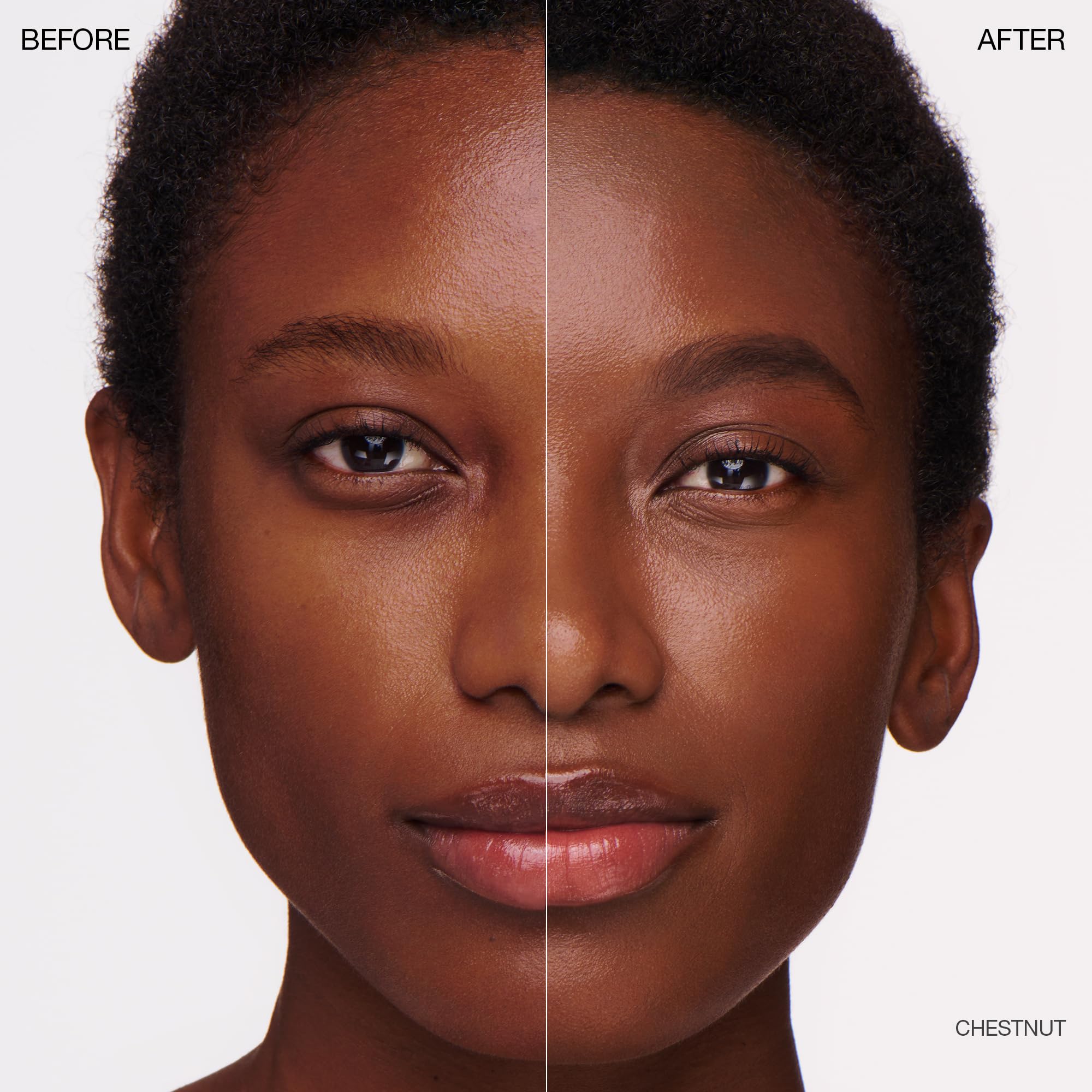 Chestnut 13.75W swatch on skin for natural match with warm undertones.