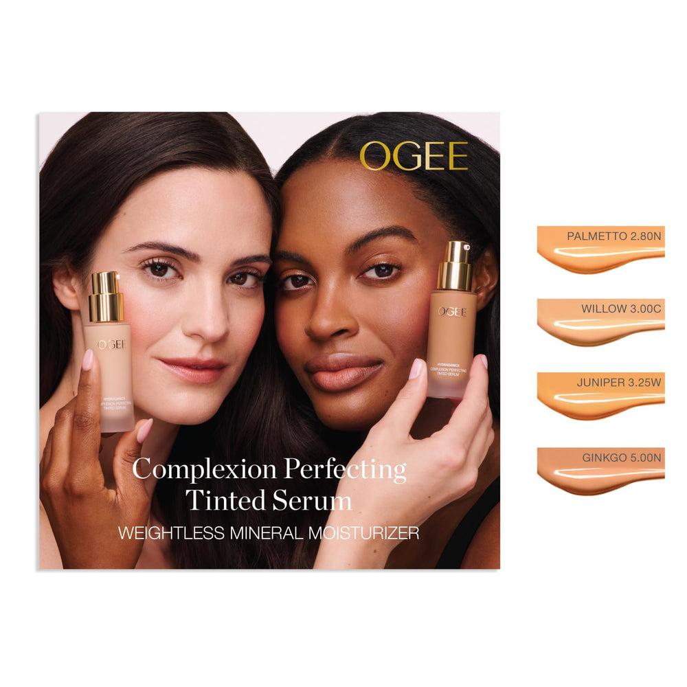 Ogee tinted-glow application across the cheek for a healthy appearance.