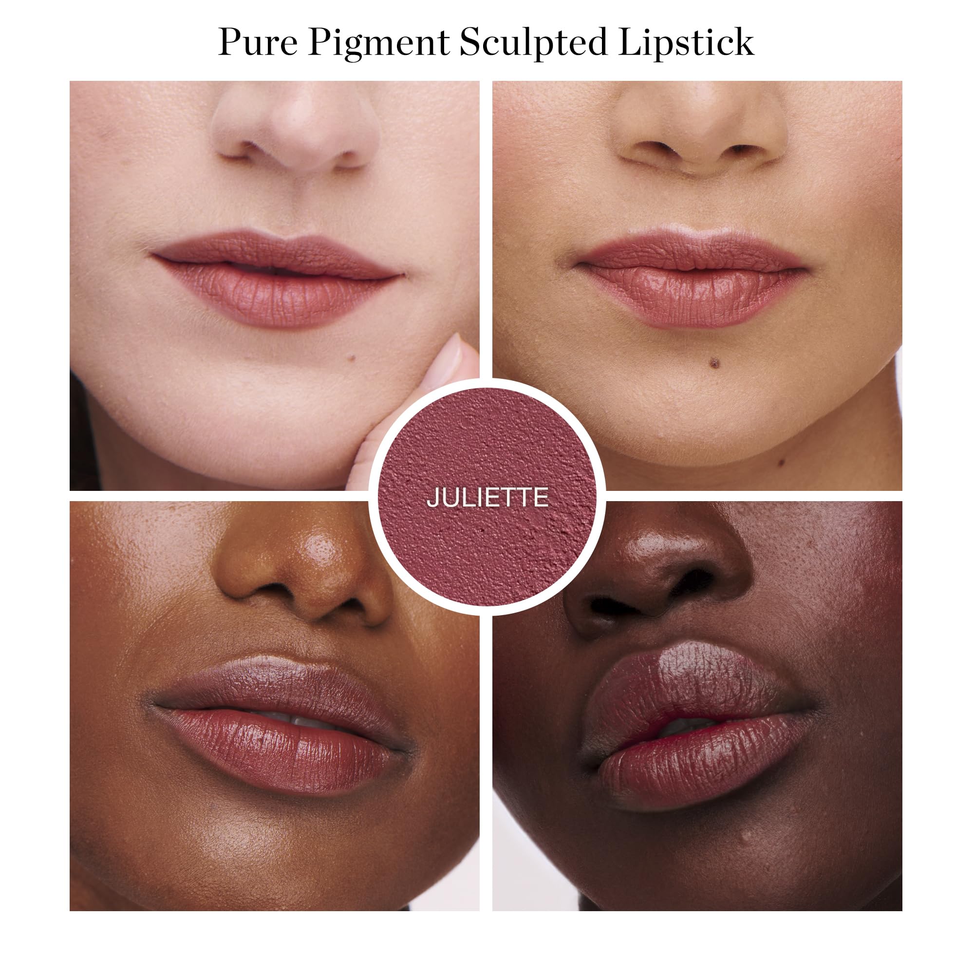 Ogee Full Bloom Juliette lipstick swatch reveals vibrant pink color for long-lasting wear