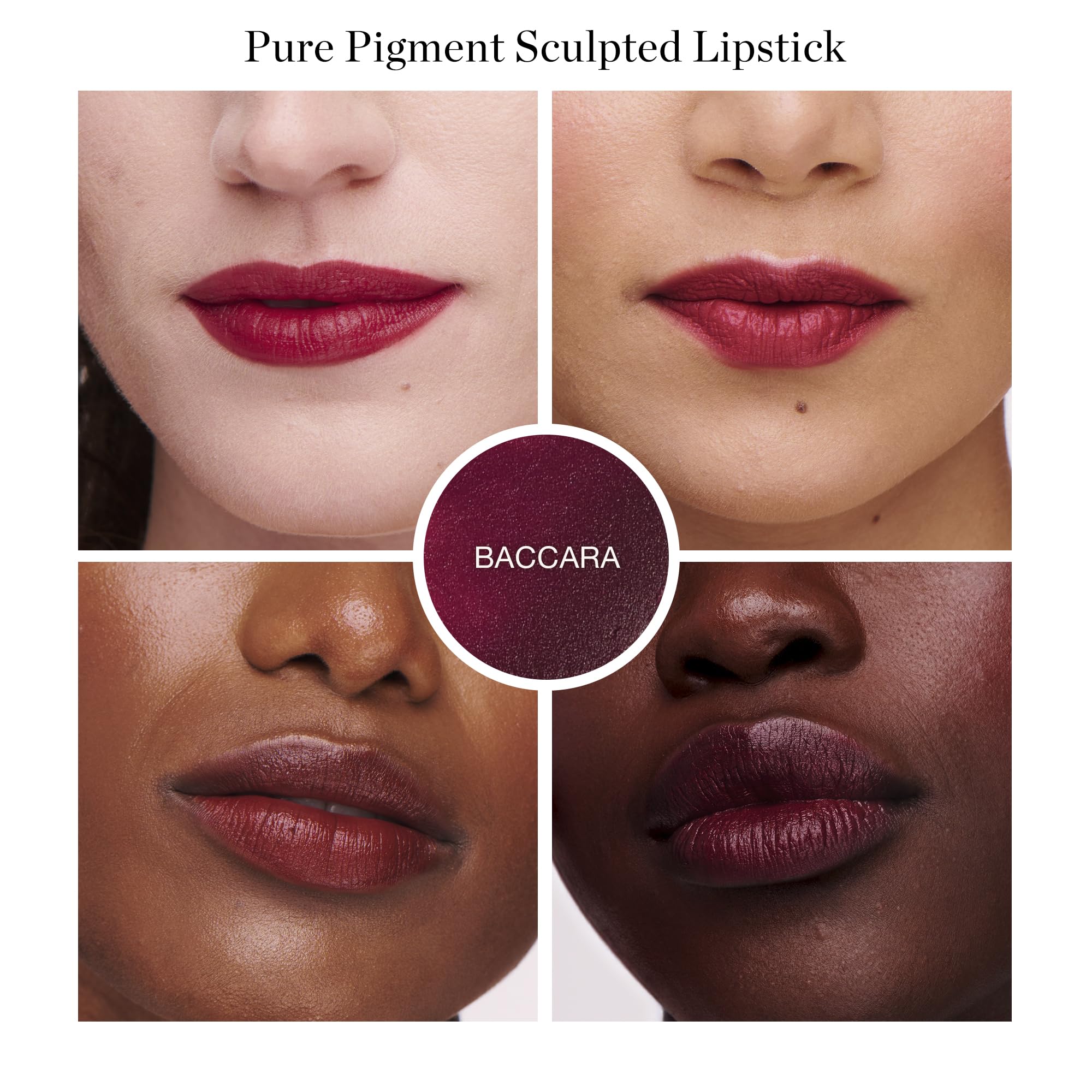 Ogee Full Bloom Lipstick application close-up shows creamy texture for even coverage.