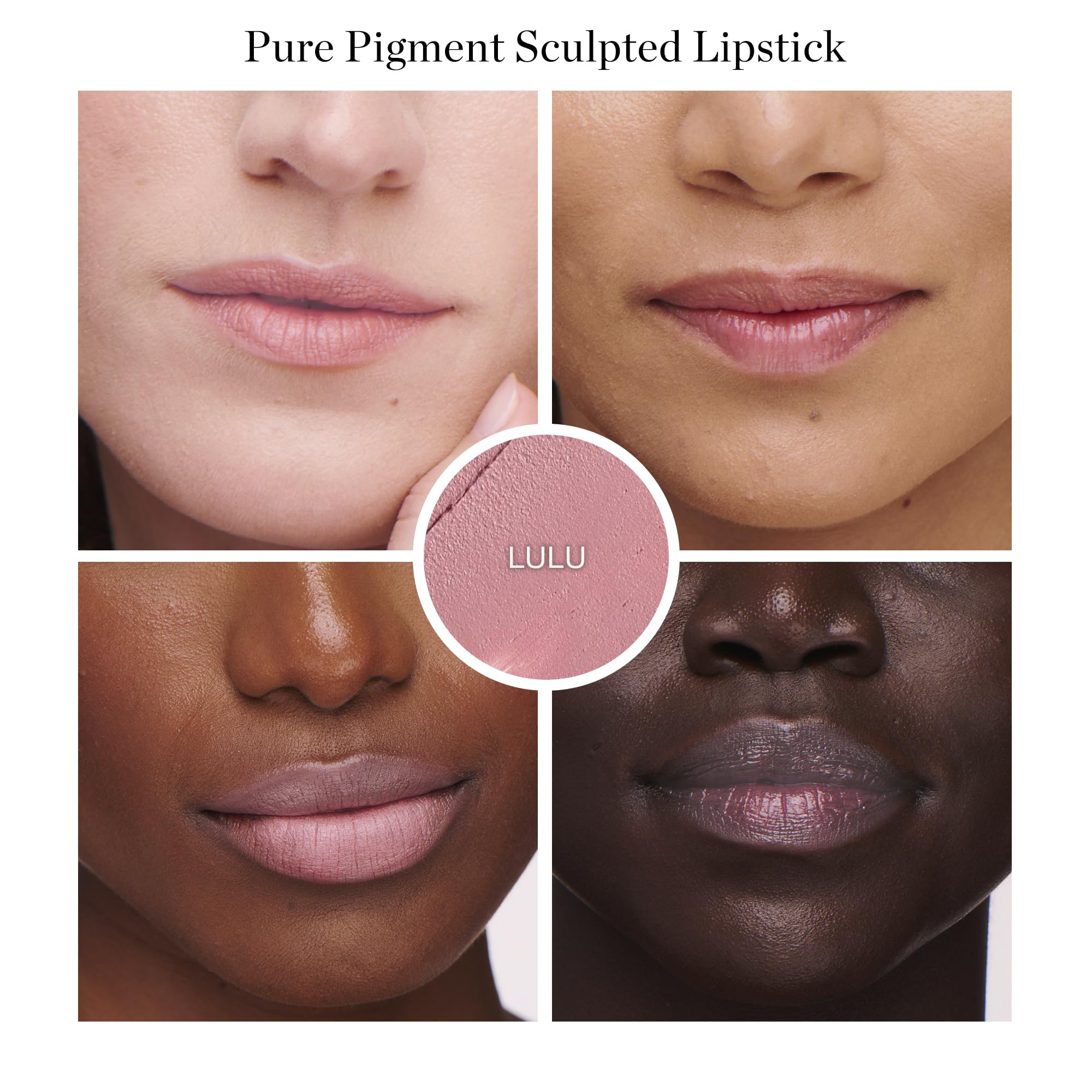 Ogee Lulu White Pink swatch reveals creamy texture ideal for everyday wear.