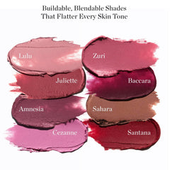 Ogee lipstick application on lips with matte finish and even coverage.