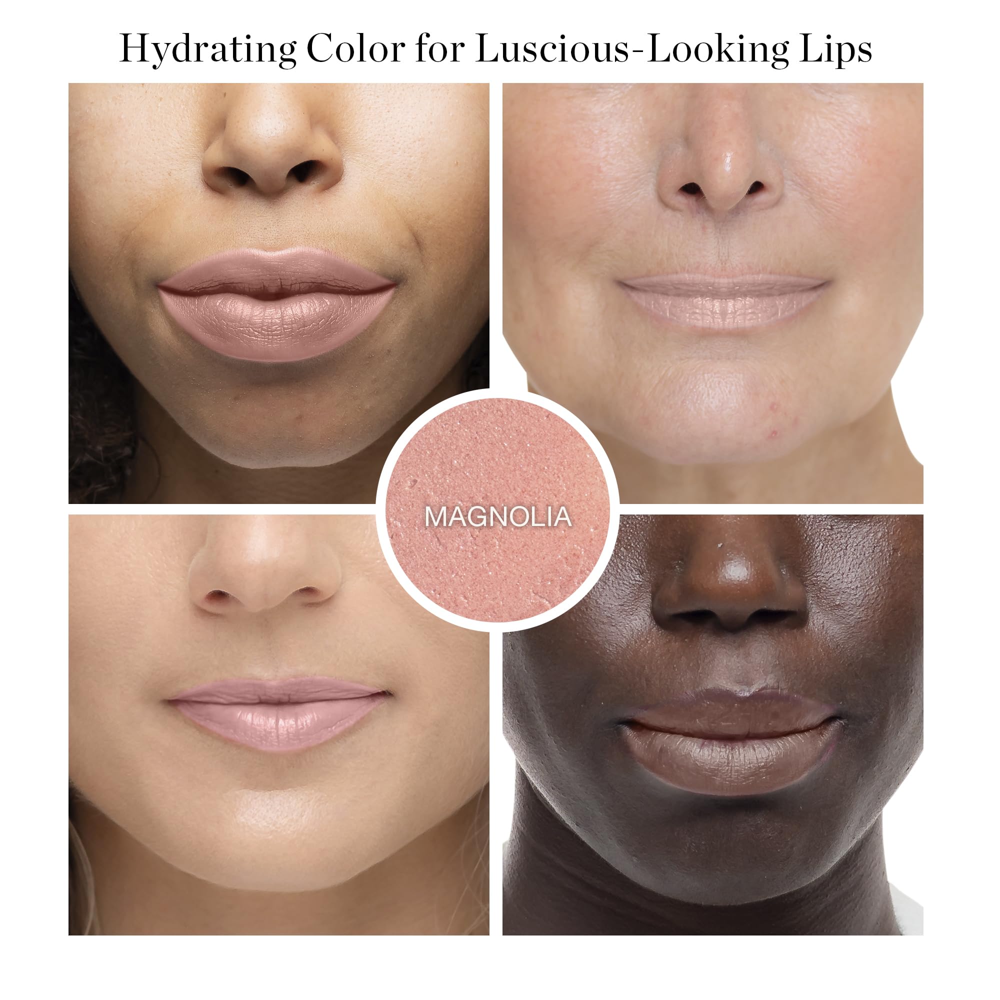 Texture melt of Ogee Magnolia lip oil highlights silky glide