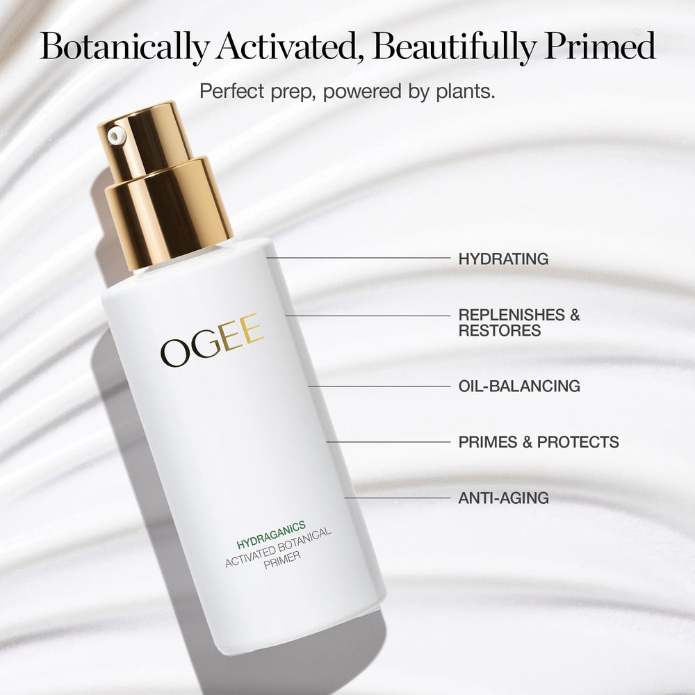 Ogee hyaluronic-acid squalane formula emphasizing deep hydration for plump-looking skin.