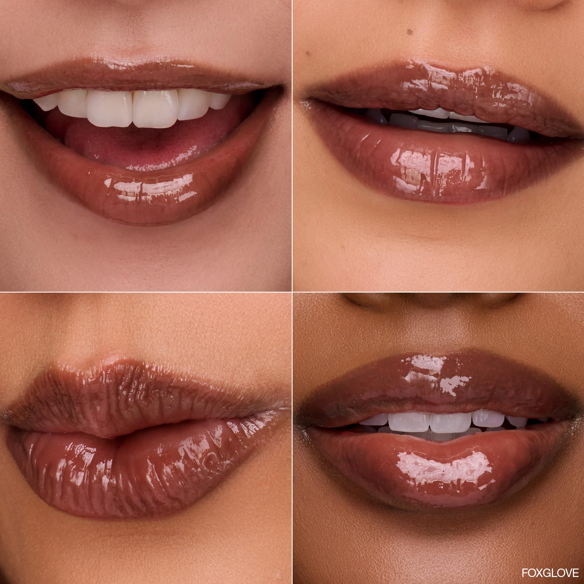 Ogee Night Out Trio foxglove lip gloss with glossy hydration