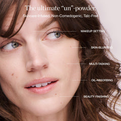 Ogee Sculpted Powder with Powder Brush for a flawless finish during makeup.