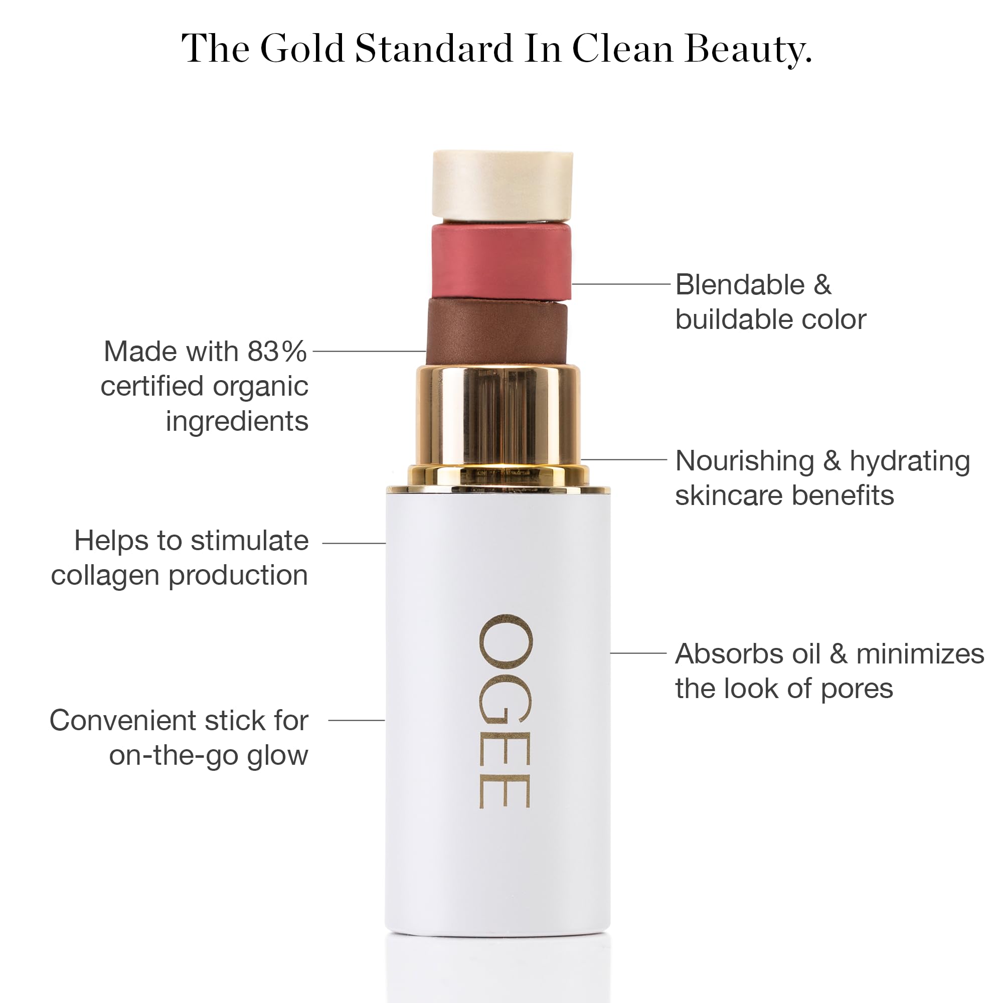 Ogee Sculpted Face Stick Obsidian jawline contour for defined structure