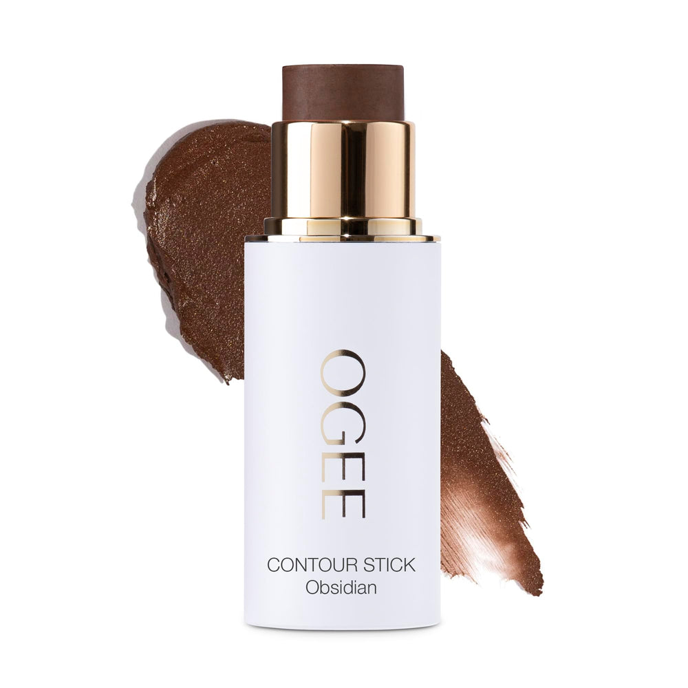 Ogee Sculpted Face Stick Obsidian packaging shows portable contour solution for on the go