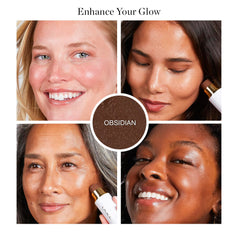 Ogee Sculpted Face Stick Obsidian twist-up design for mess-free application
