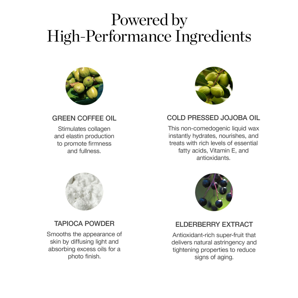 Ogee Sculpted Face Stick OPAL STARLIGHT WHITE application stroke on skin demonstrates natural luminosity.