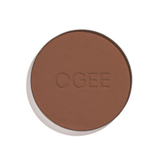 Ogee Sculpted Powder Umber refill packaging for a clean eco option.