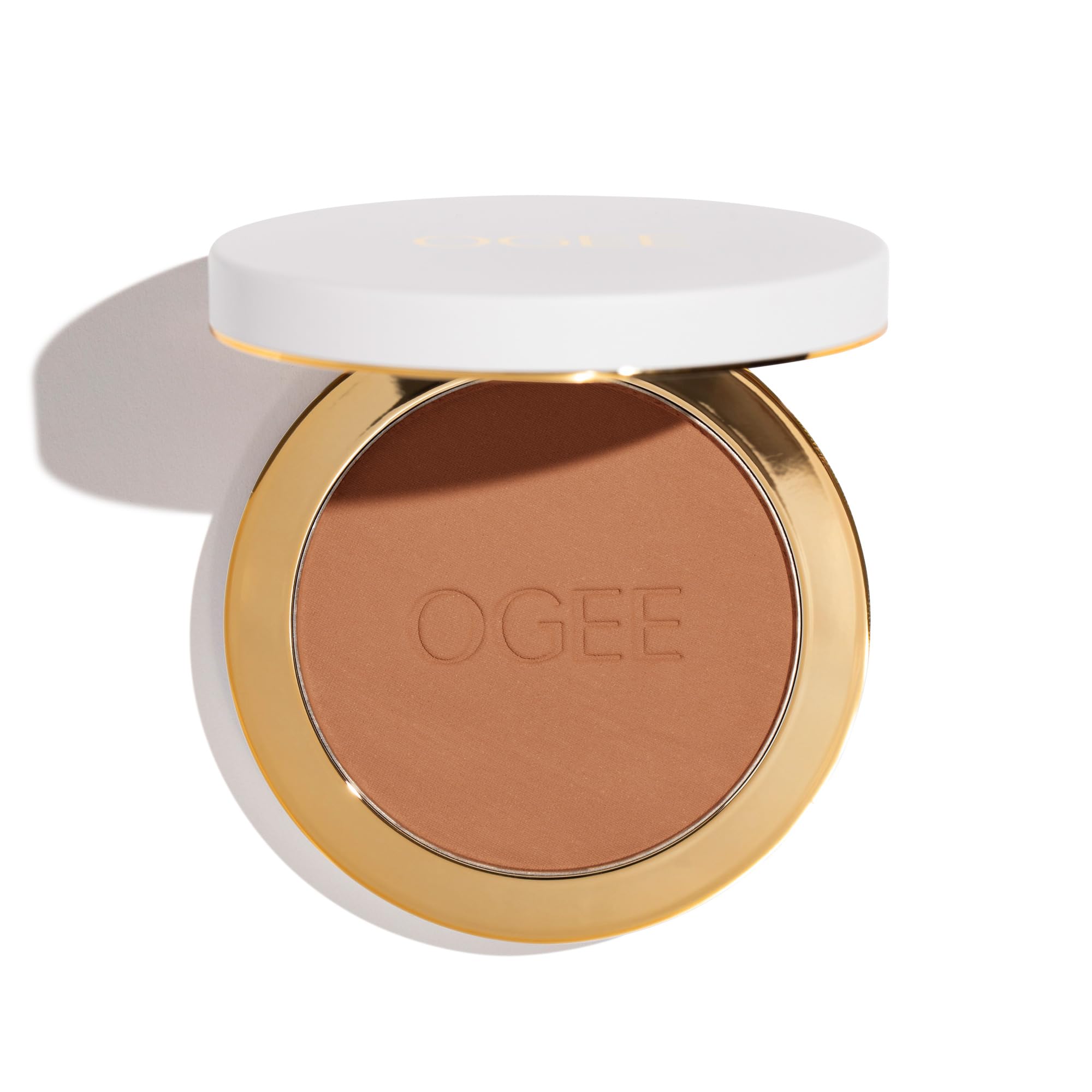 Ogee Sculpted Skin Setting Powder in Sienna case for travel-ready look