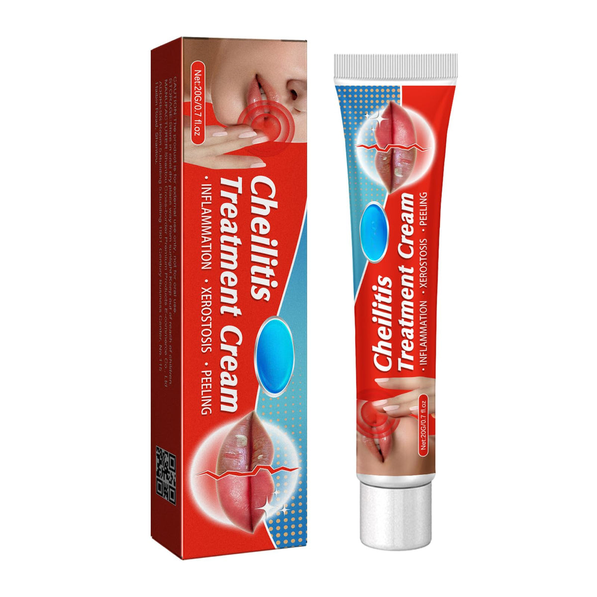 OGoeesy lip balm application on dry lips for instant soothing and long-lasting moisture.
