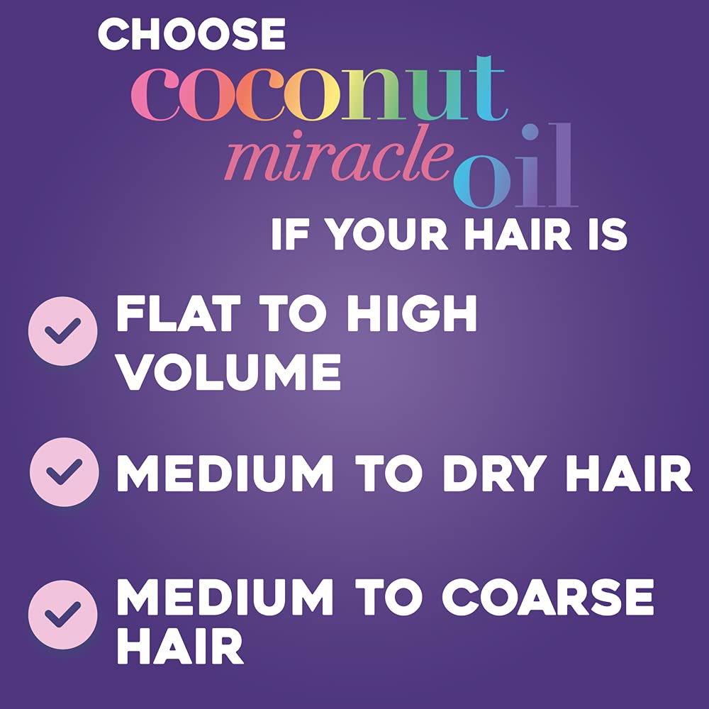 OGX Coconut Milk scent close-up evokes tropical fragrance for refreshing feel.