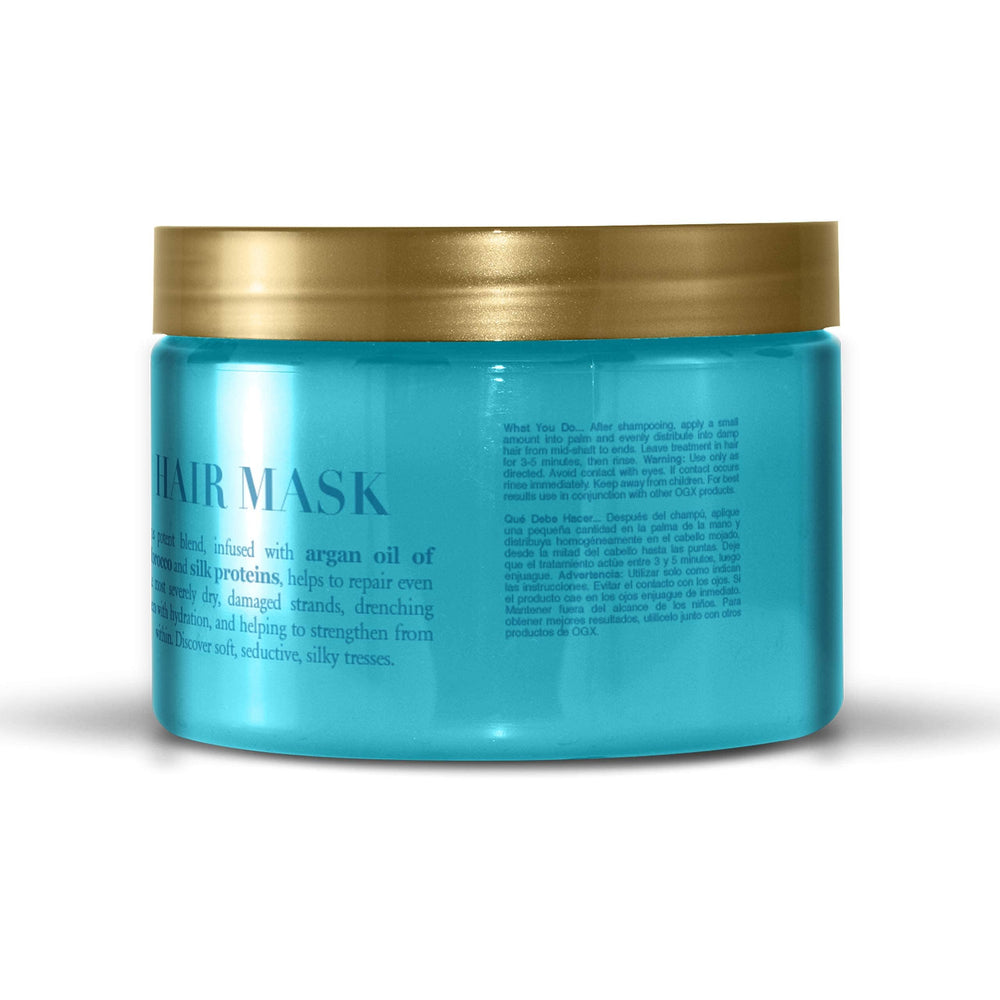 OGX Hair Mask citrus fragrance scent wafting in bathroom