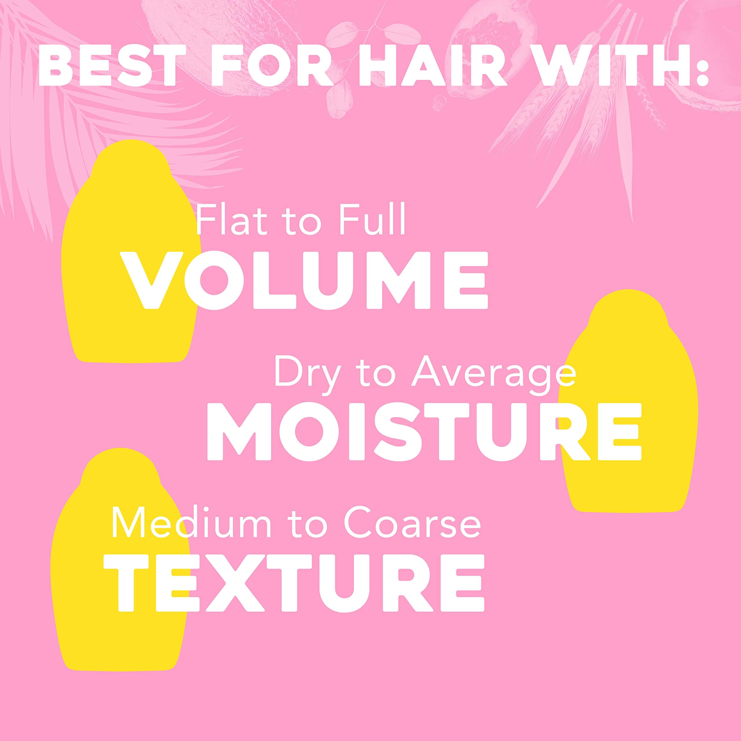 OGX Strength Length Golden Turmeric Conditioner application on wet hair aids detangling