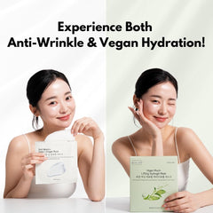 Oh My Pure vegan mucin hydrogel mask emphasizes intense hydration.