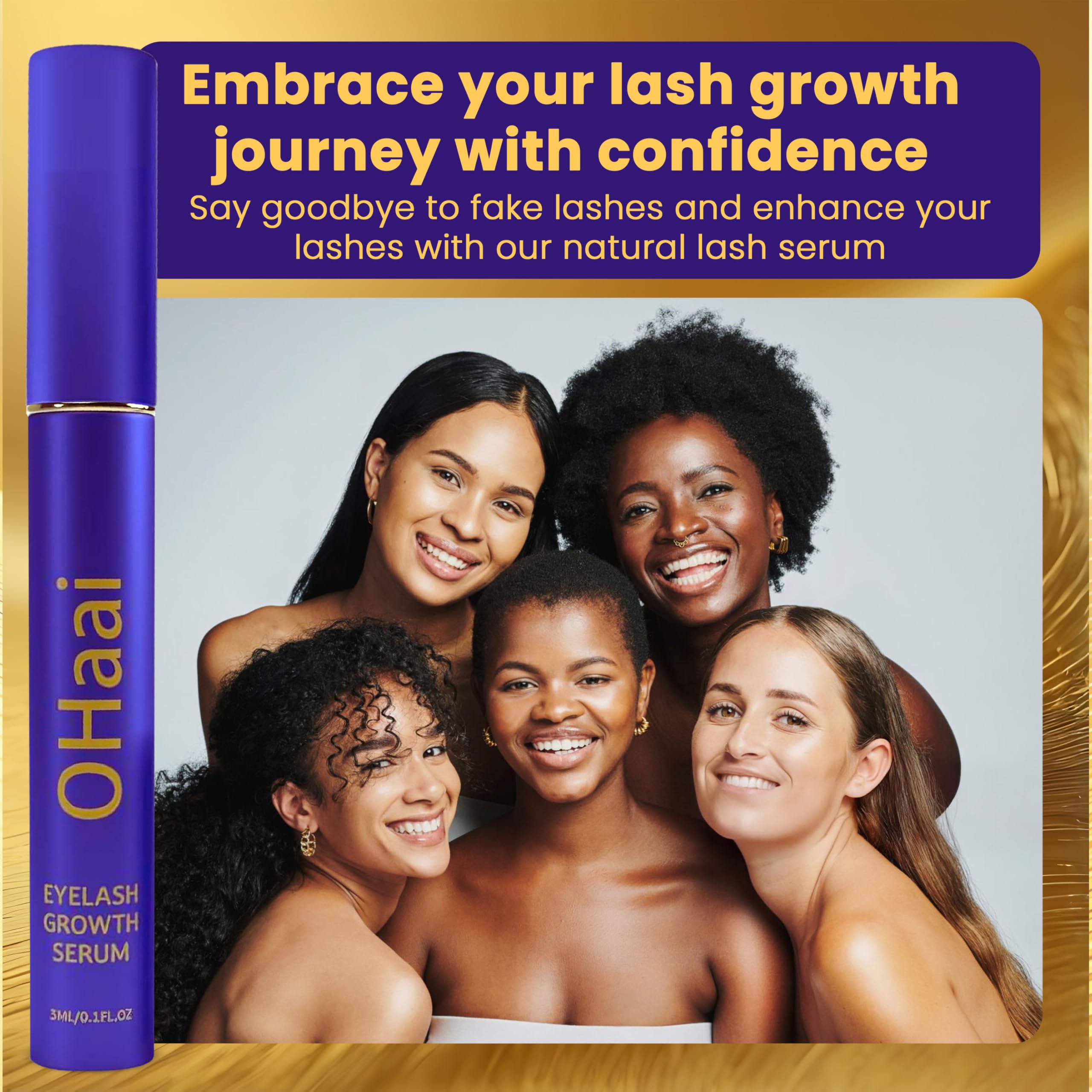 OHaai 90-day supply packaging highlights long-term use.