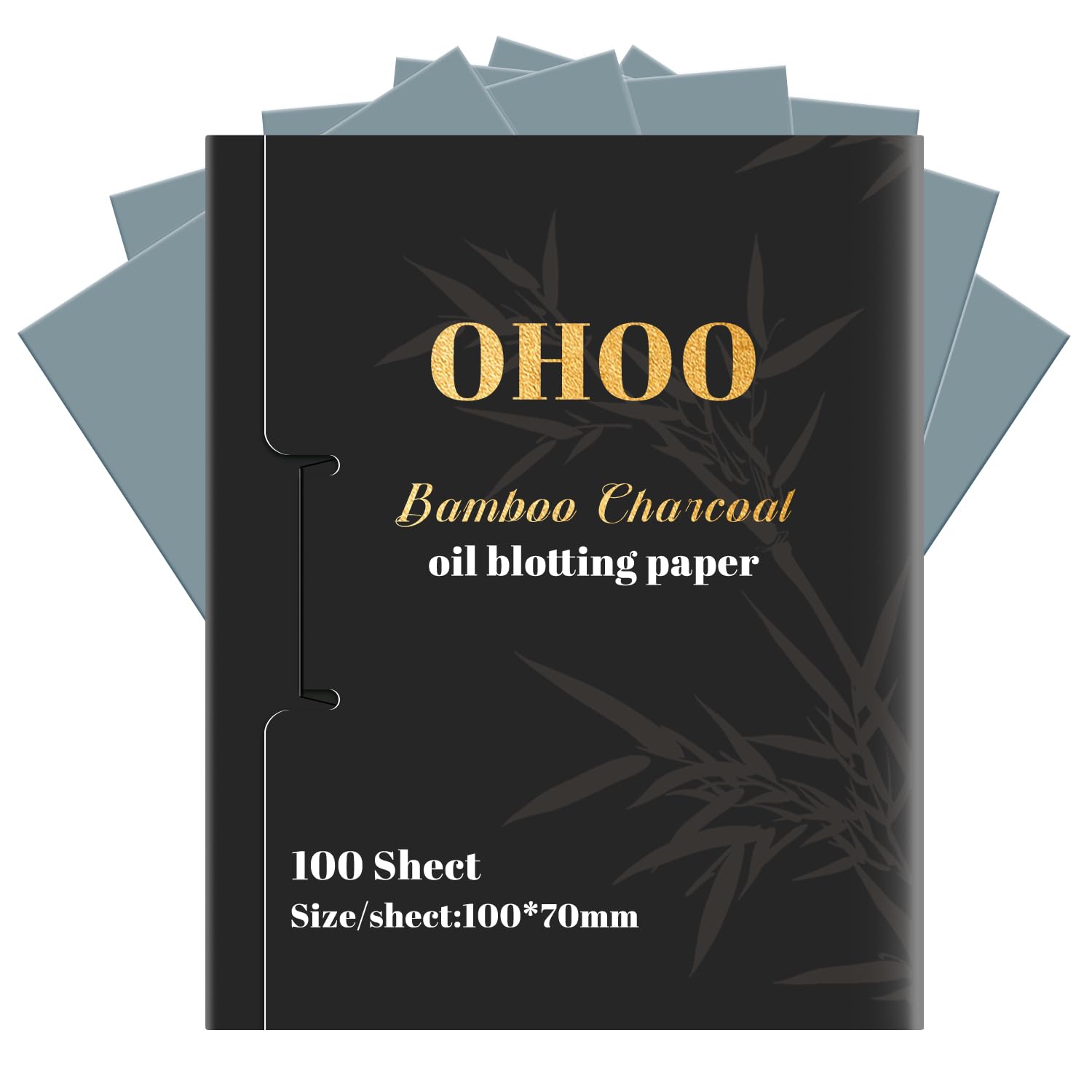 OHOO face blotting paper removes shine without disturbing makeup