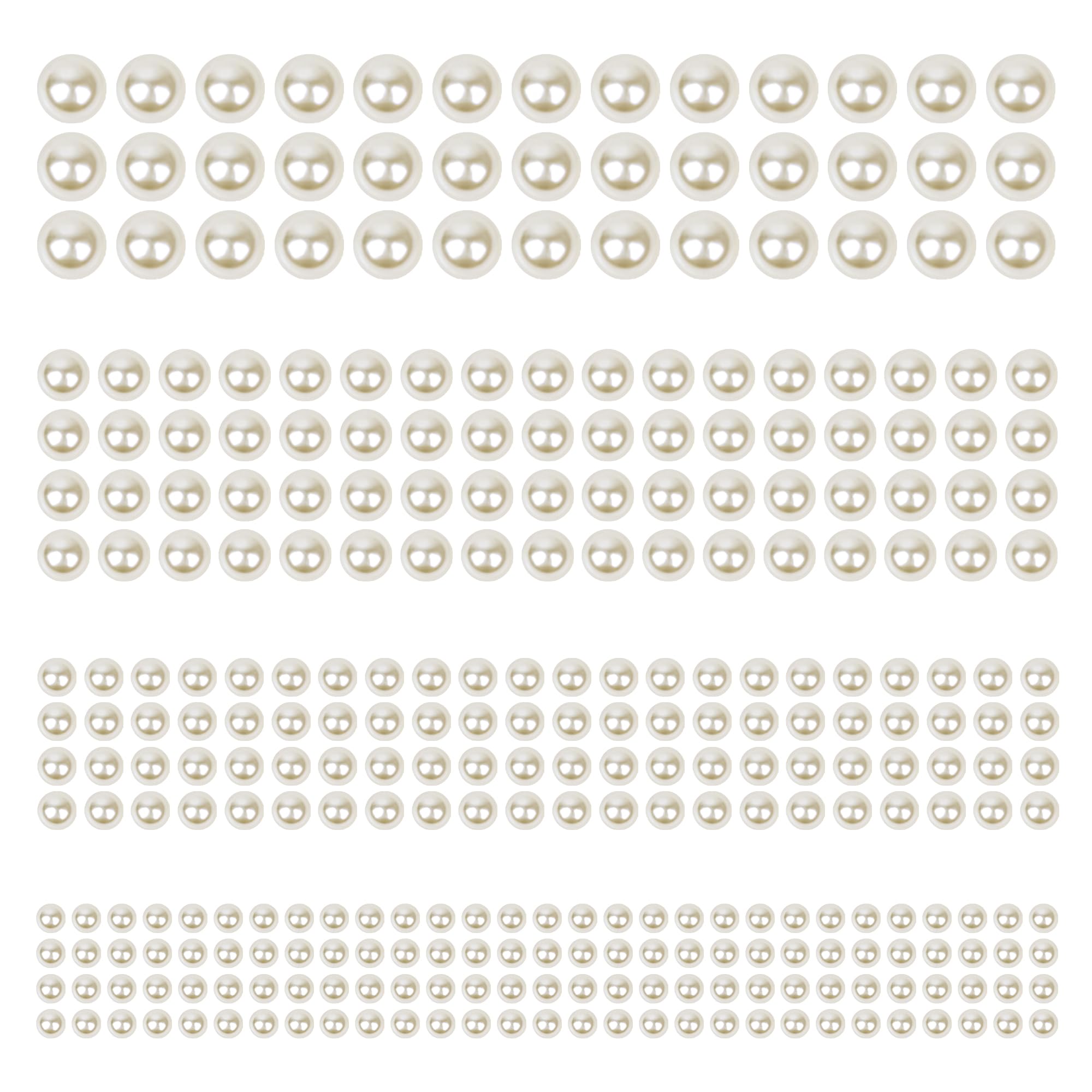 OHLLARTS pearl stickers six-sheet packaging for quick, mess-free beauty and crafts.