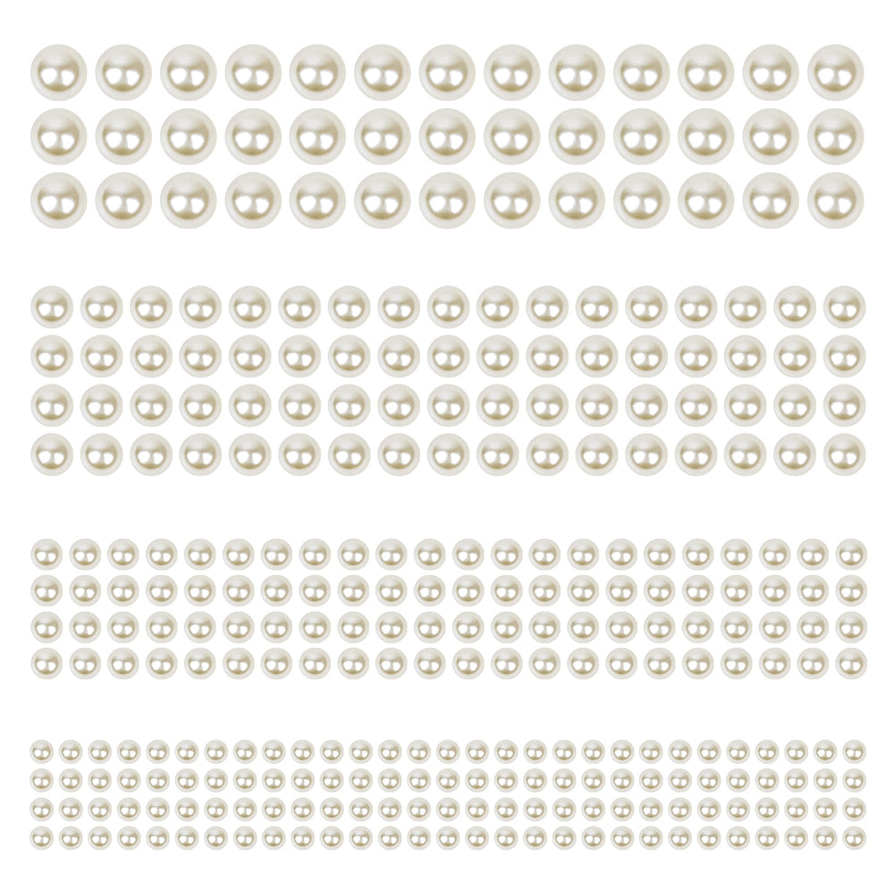 OHLLARTS pearl stickers six-sheet packaging for quick, mess-free beauty and crafts.