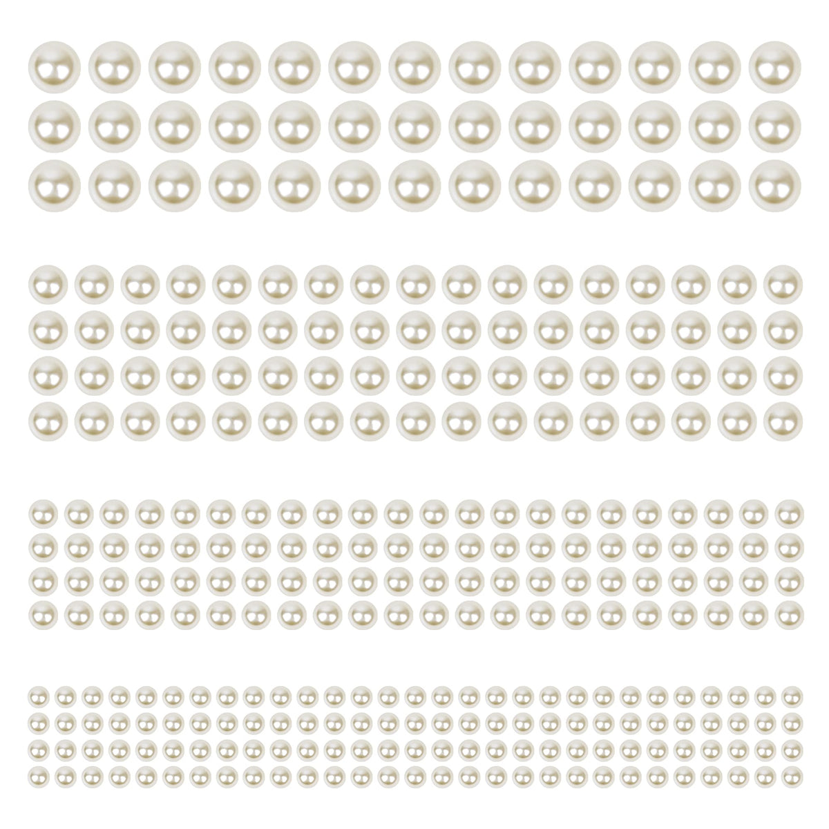 OHLLARTS pearl stickers six-sheet packaging for quick, mess-free beauty and crafts.