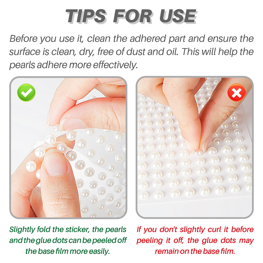 OHLLARTS craft-friendly pearls for scrapbooks and cards.