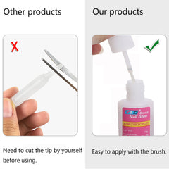 Ohlove brush-on nail glue 10g bottle for quick tip bonding and DIY nail arts.