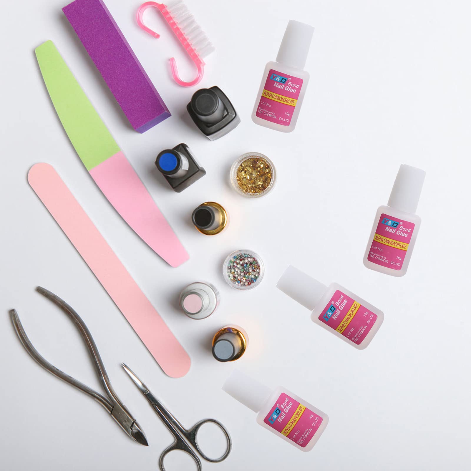 Ohlove professional nail glue kit for false-tip applications.