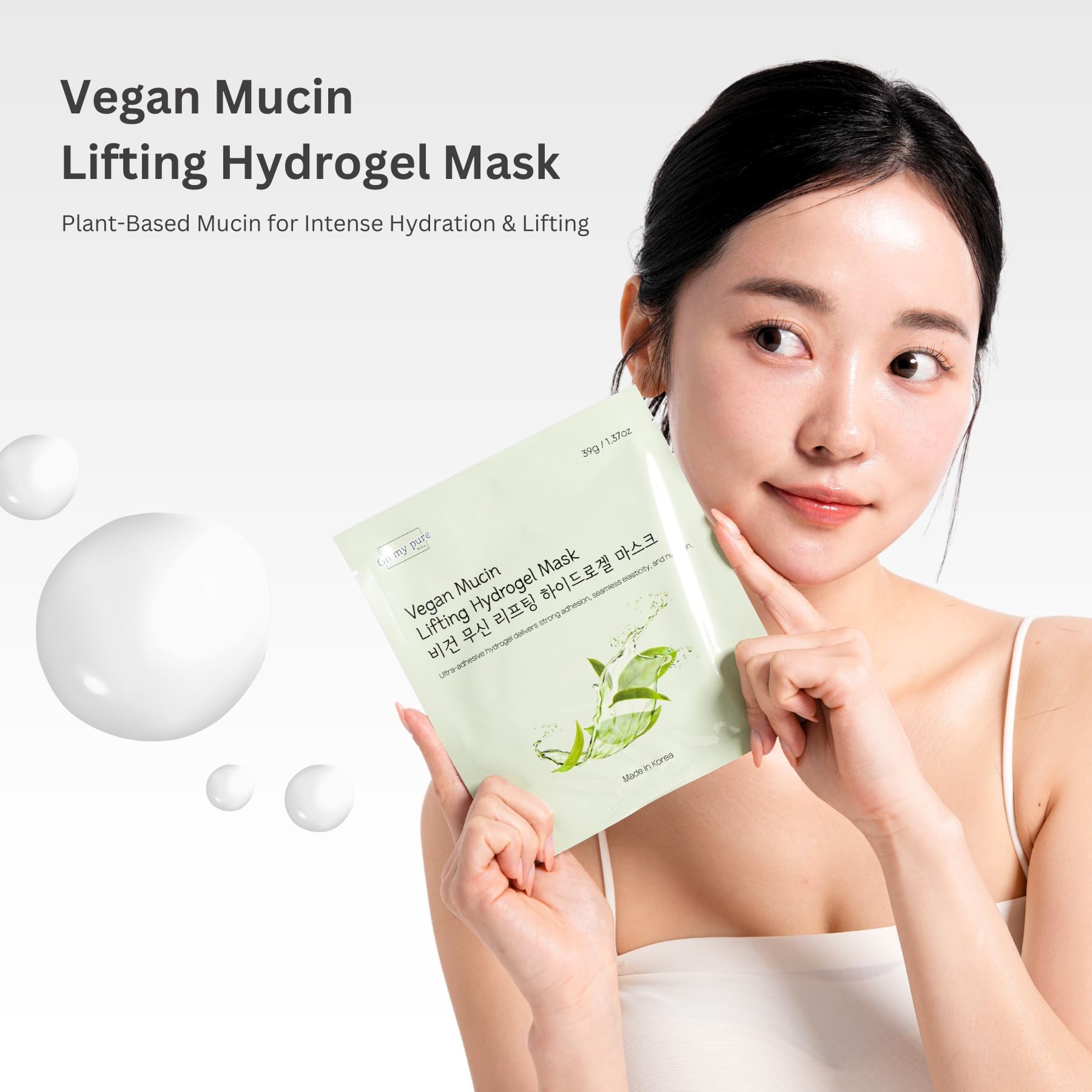 Oh My Pure panthenol niacinamide calming ingredients nourish skin and moisture.