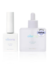 ohora bundle set easy peel remover for gentle at-home nail prep.