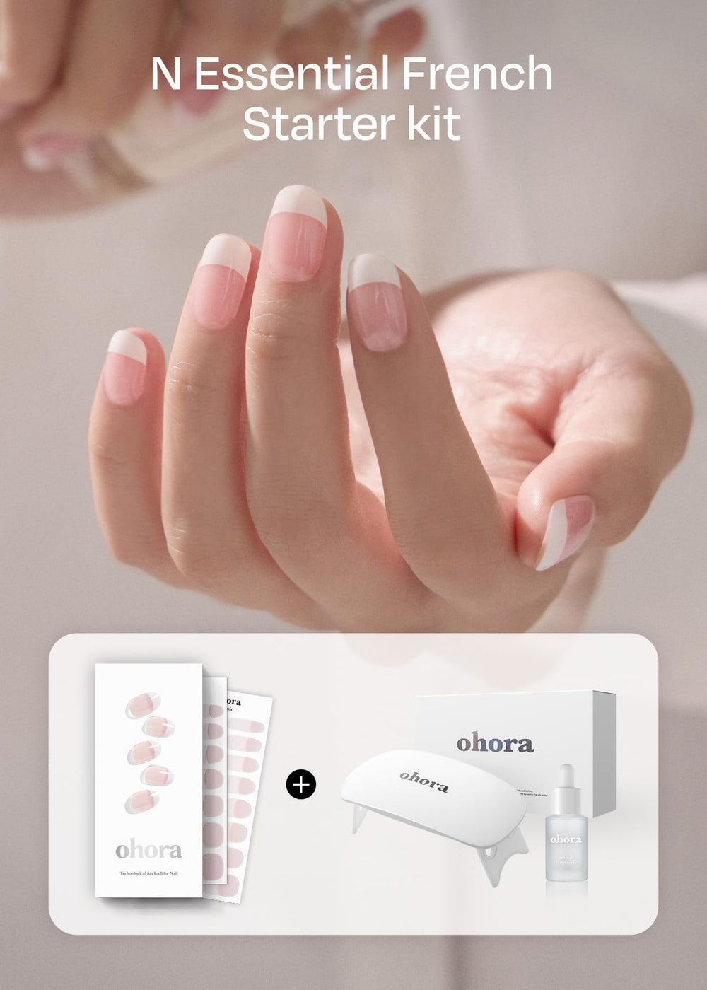 ohora full-size lamp included for even curing