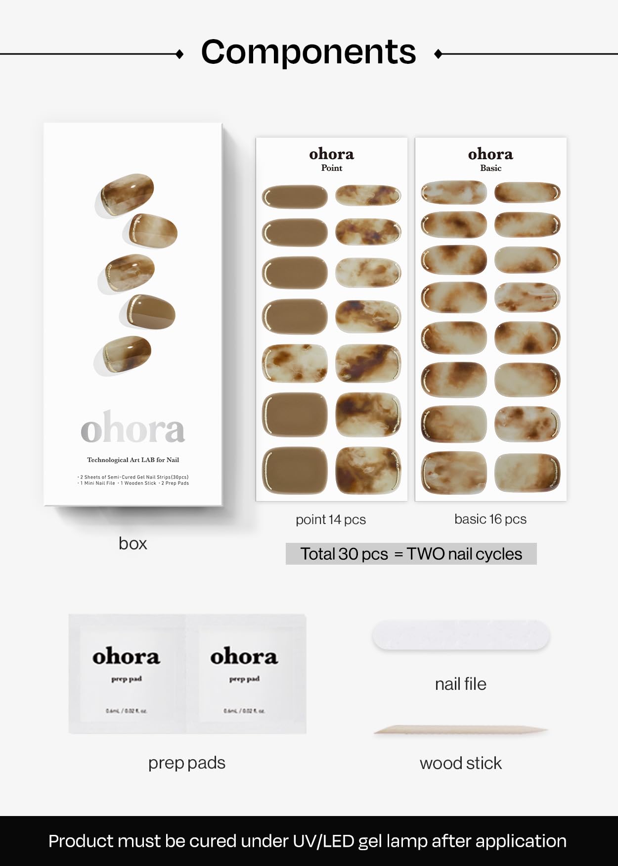 ohora n cafe creme waterproof top gel closeup highlighting durability