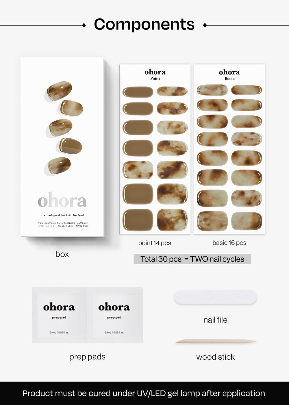 ohora n cafe creme waterproof top gel closeup highlighting durability