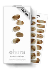 ohora n cafe creme wrap closeup for easy at-home application