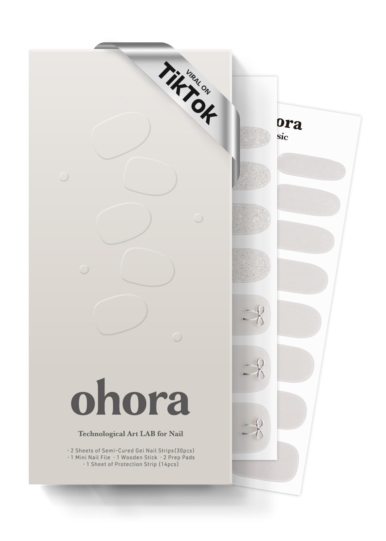ohora N Eternal Shine wraps close-up showing versatile sizes for precise fit