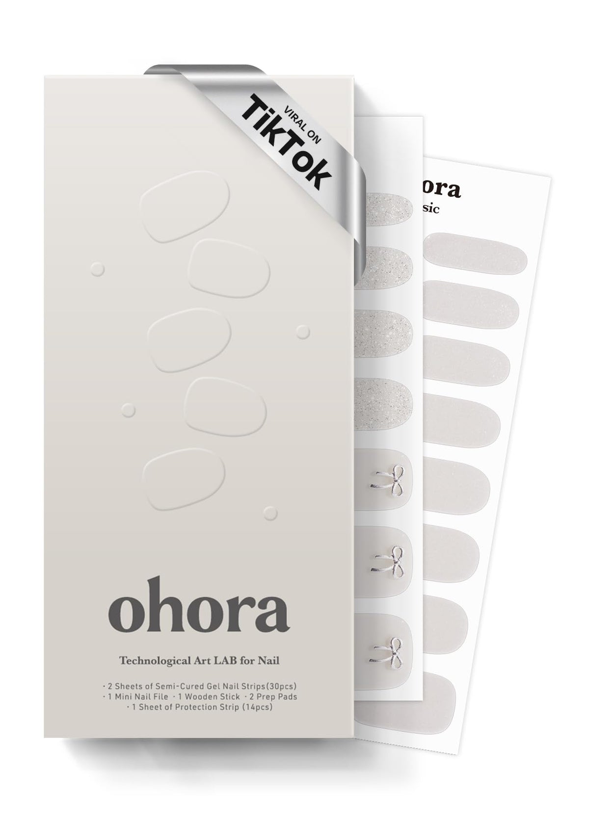 ohora N Eternal Shine wraps close-up showing versatile sizes for precise fit