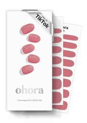 ohora N Juliet pink nail strips pack providing salon-quality looks at home