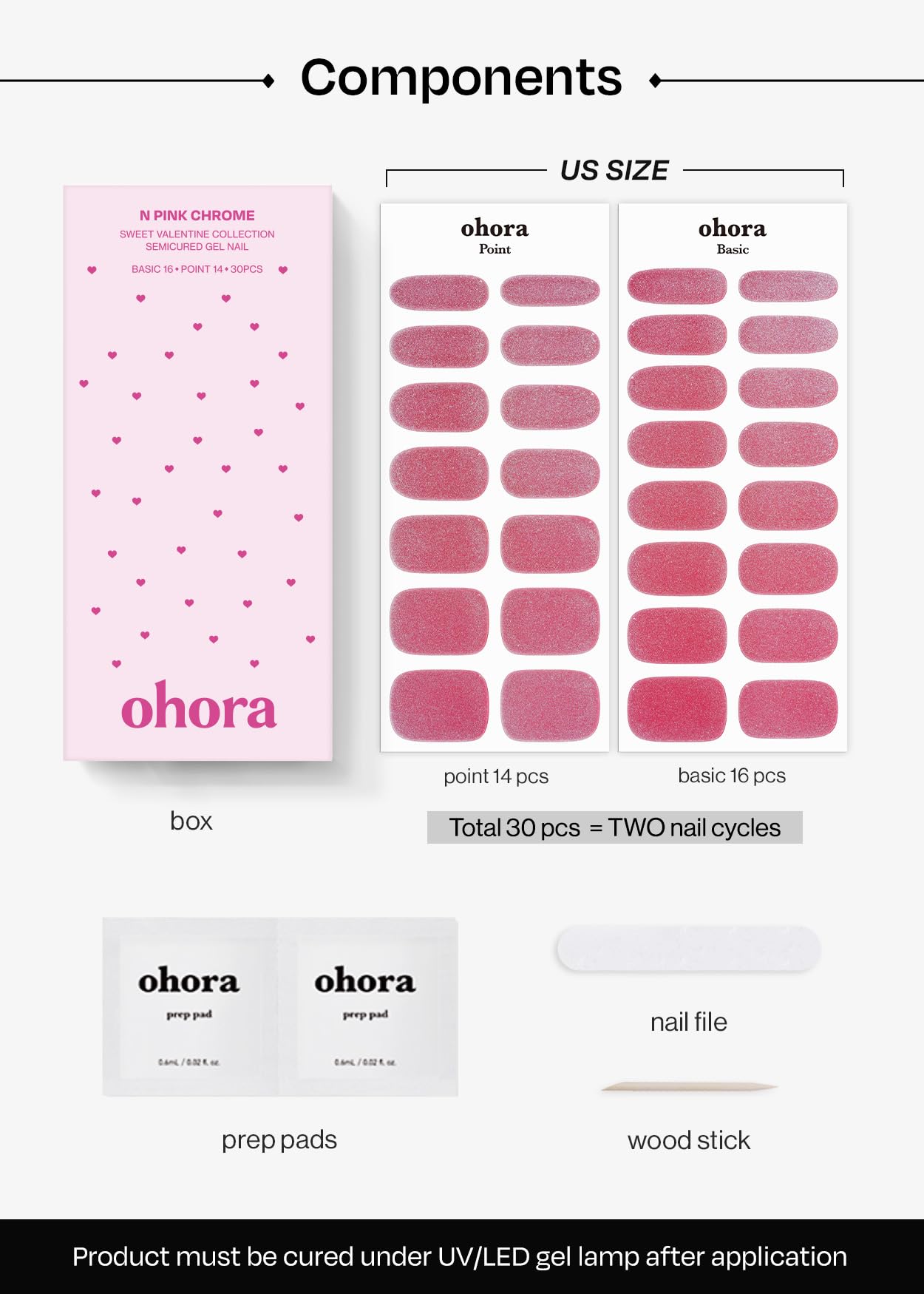 Ohora N Pink Chrome waterproof top layer resists wear and chipping.